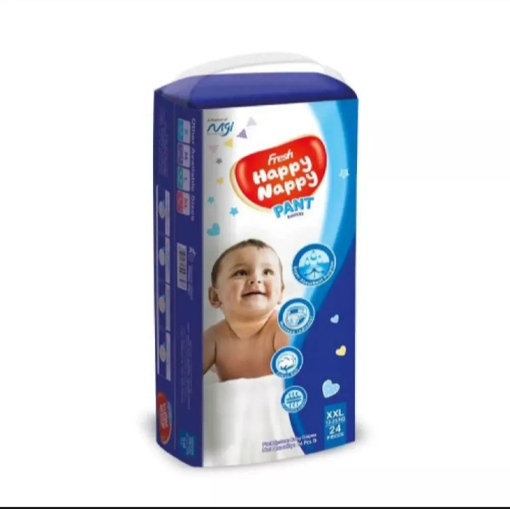 Fresh Happy Nappy Pant Diaper XXL (12-25kg) 24Pcs