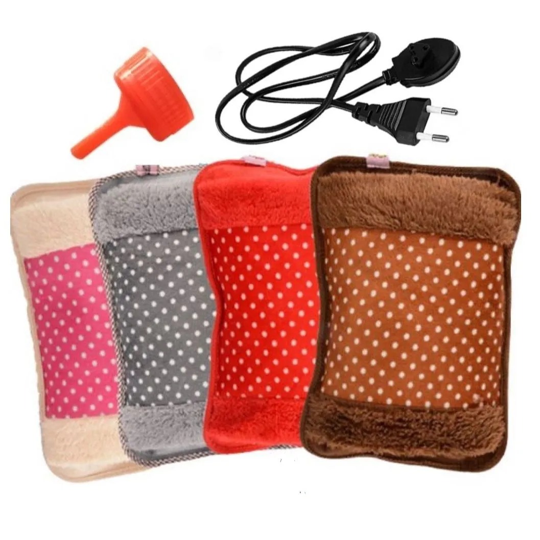 Electric Hot Water Bag Heat Pillow & Pain Reliever – Multicolor