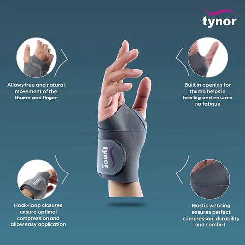 Tynor Wrist Brace with Thumb Support | Universal Size