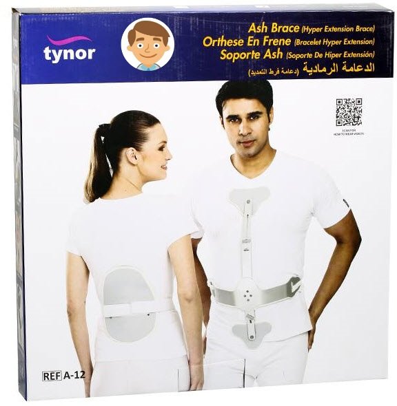 TYNOR A-12 Ash Brace (Hyper Extension Brace) | Spinal Support & Immobilization Brace