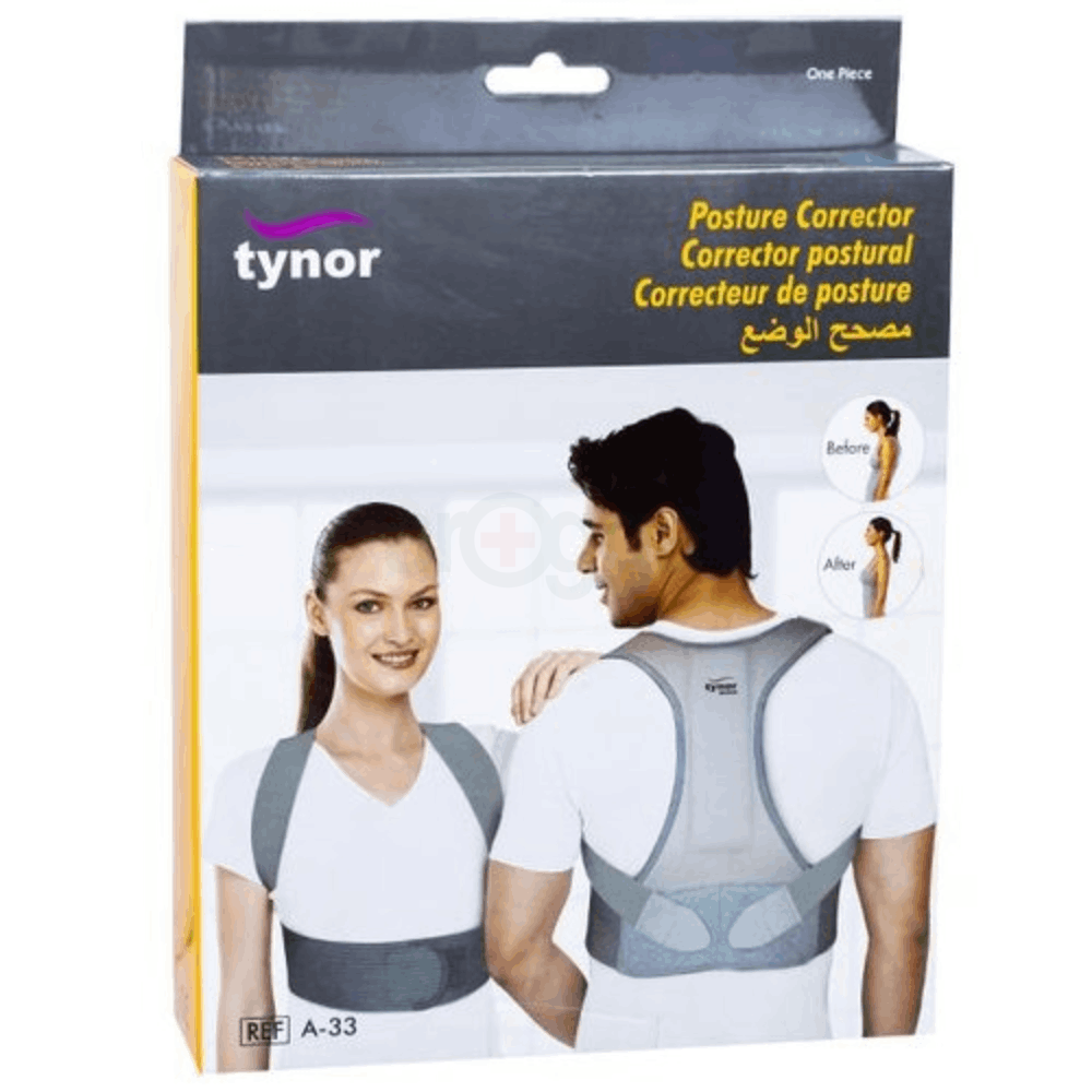 TYNOR Posture Corrector A-33 | Back & Shoulder Support Belt
