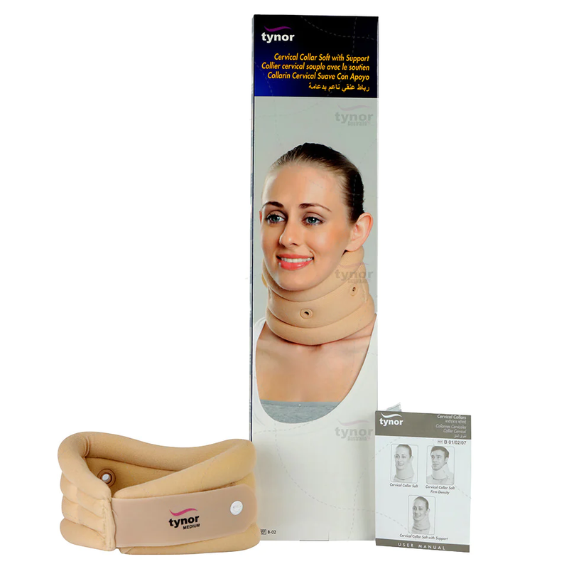 TYNOR Cervical Collar Soft with Support (B-02) | Neck Support Collar